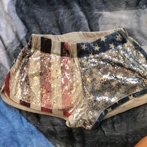 Nashville American Flag Shorts